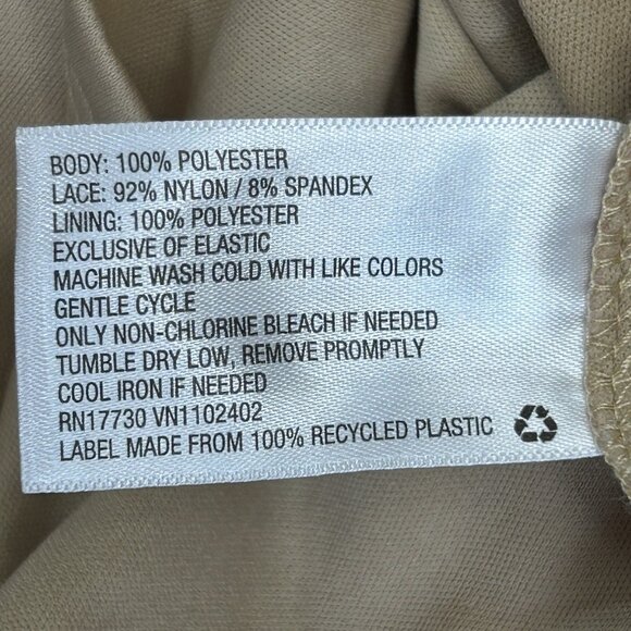 XHILARATION Fit & Flare Lace Dress XS Black Spaghetti Strap Built-In Bra Floral - Picture 9 of 9